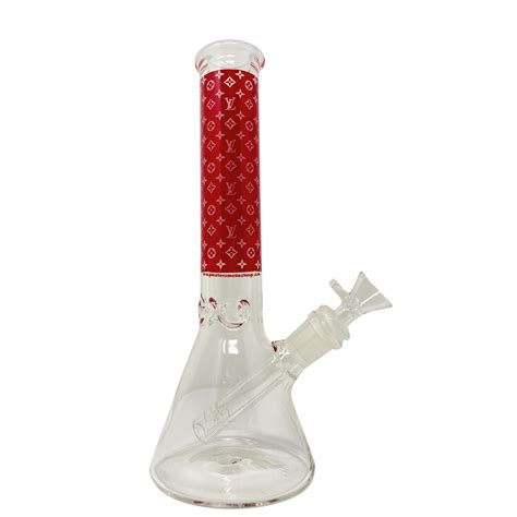 red louis vuitton bong|diamond glass Louis Vuitton bong.